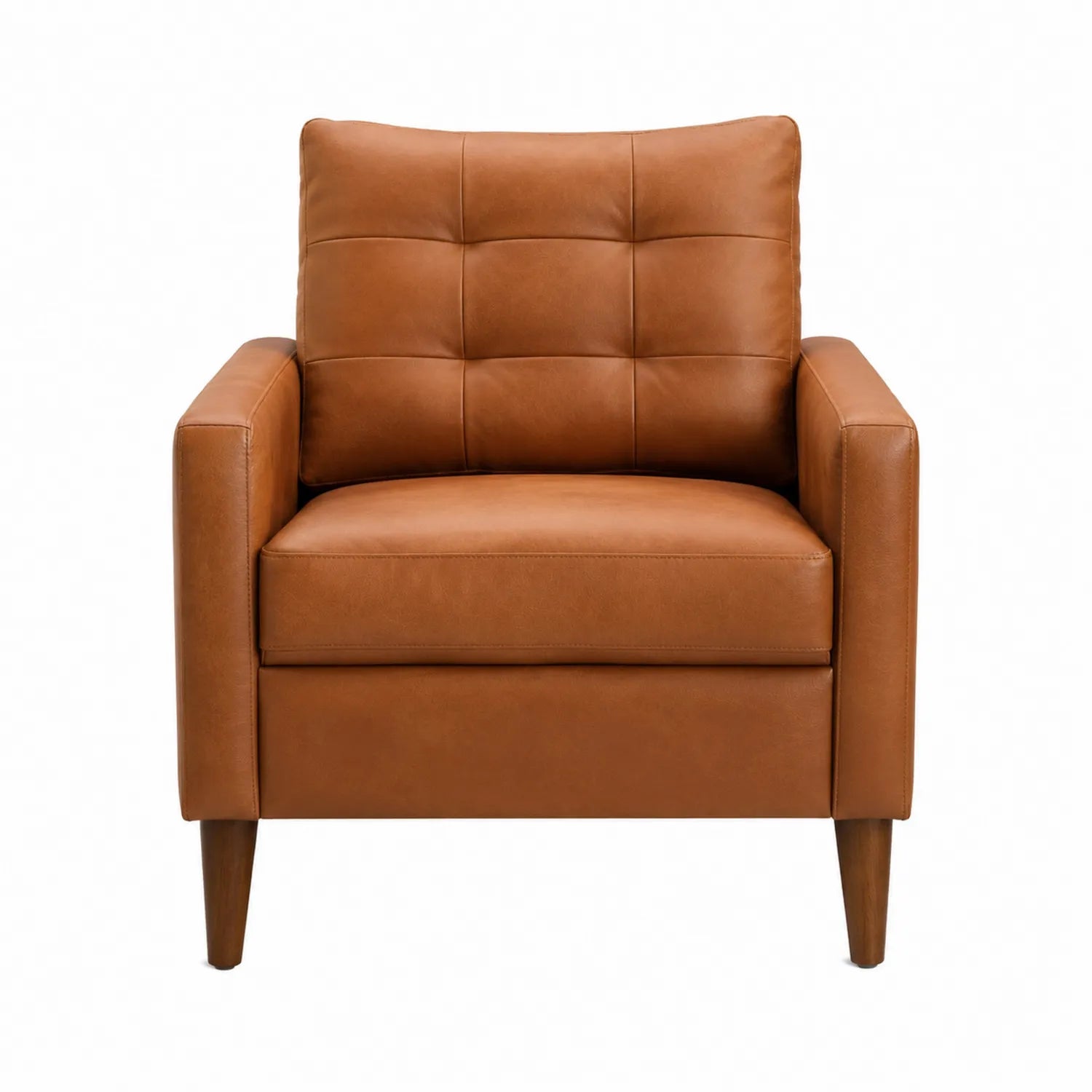 Sessel Leder Braun 75x85x80 cm