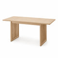 Esstisch Holz Eichenholz Rechteckig 180x90x75 cm Natur