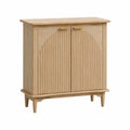 Sideboard Holz Eiche 2 Türen 80x35x90 cm