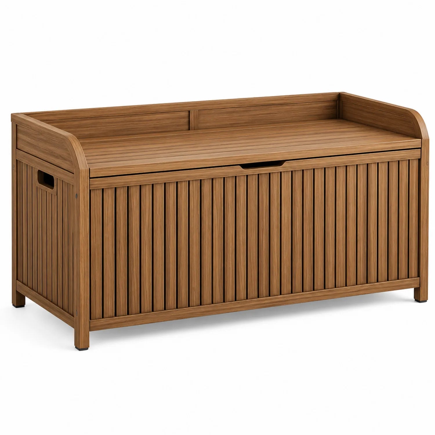 Holzbank mit Stauraum 120x45x60 cm