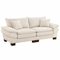 3-Sitzer Sofa Stoff Beige 220cm
