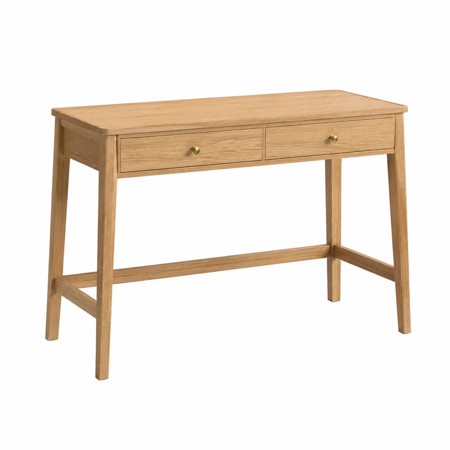Holzkonsolentisch mit 2 Schubladen
