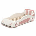 Kinderbett Autoform MDF Beige/Rosa 200x90cm