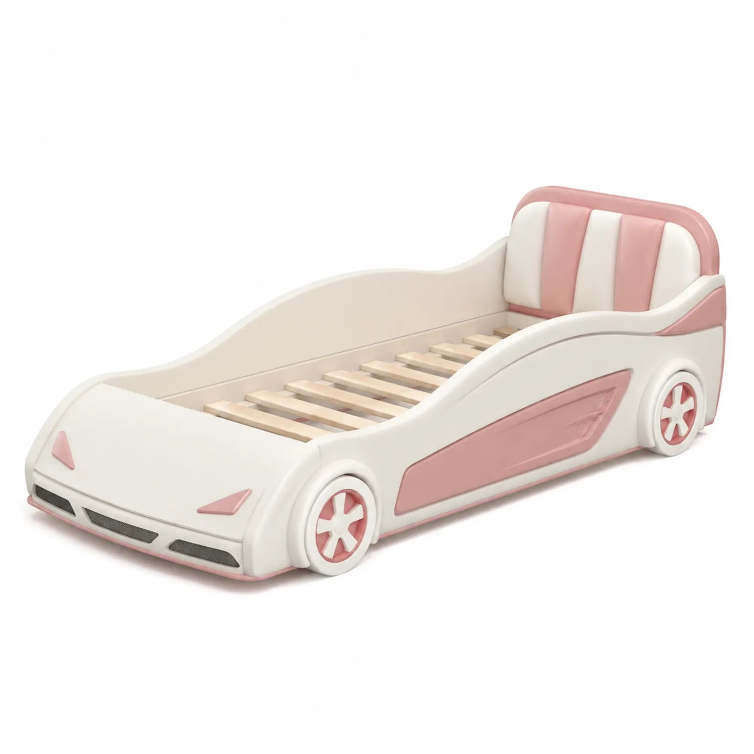 Kinderbett Autoform MDF Beige/Rosa 200x90cm